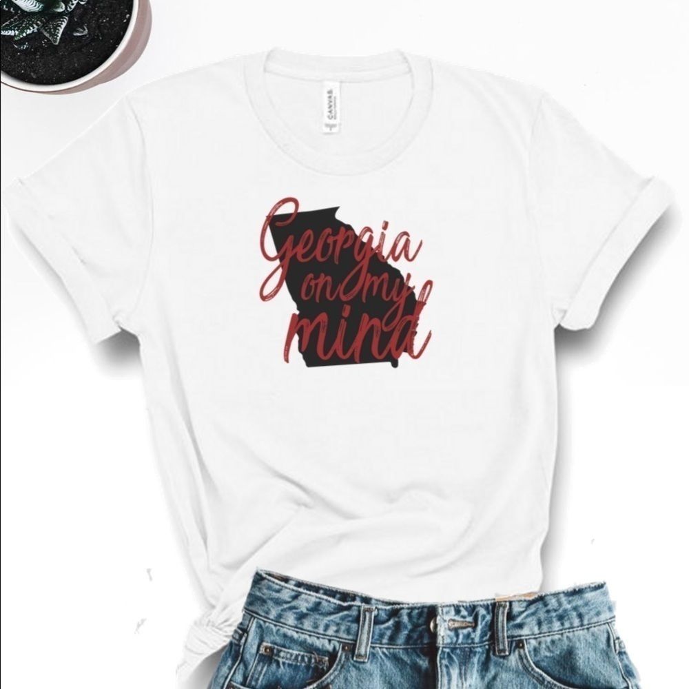 Georgia On My Mind Graphic Tee | Georgia Bulldawgs